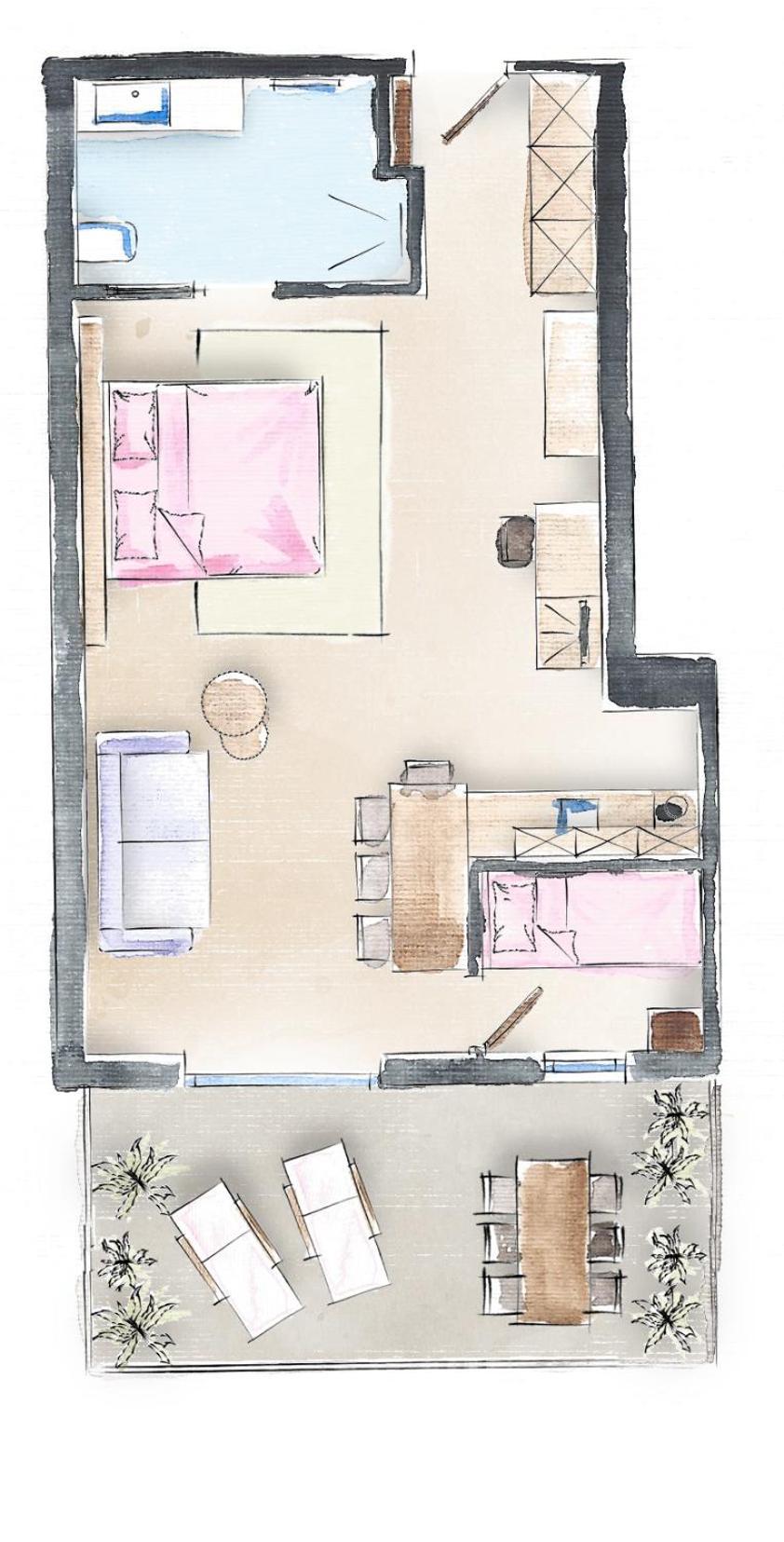 Alpendomizil Zugspitze Lermoos Habitación foto