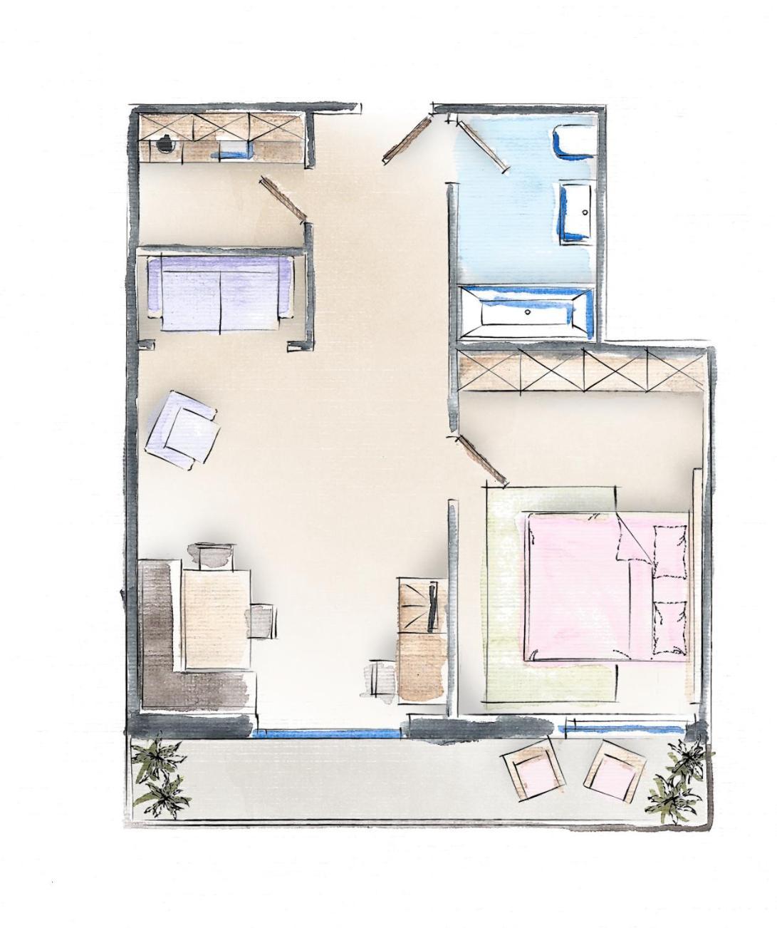 Alpendomizil Zugspitze Lermoos Habitación foto