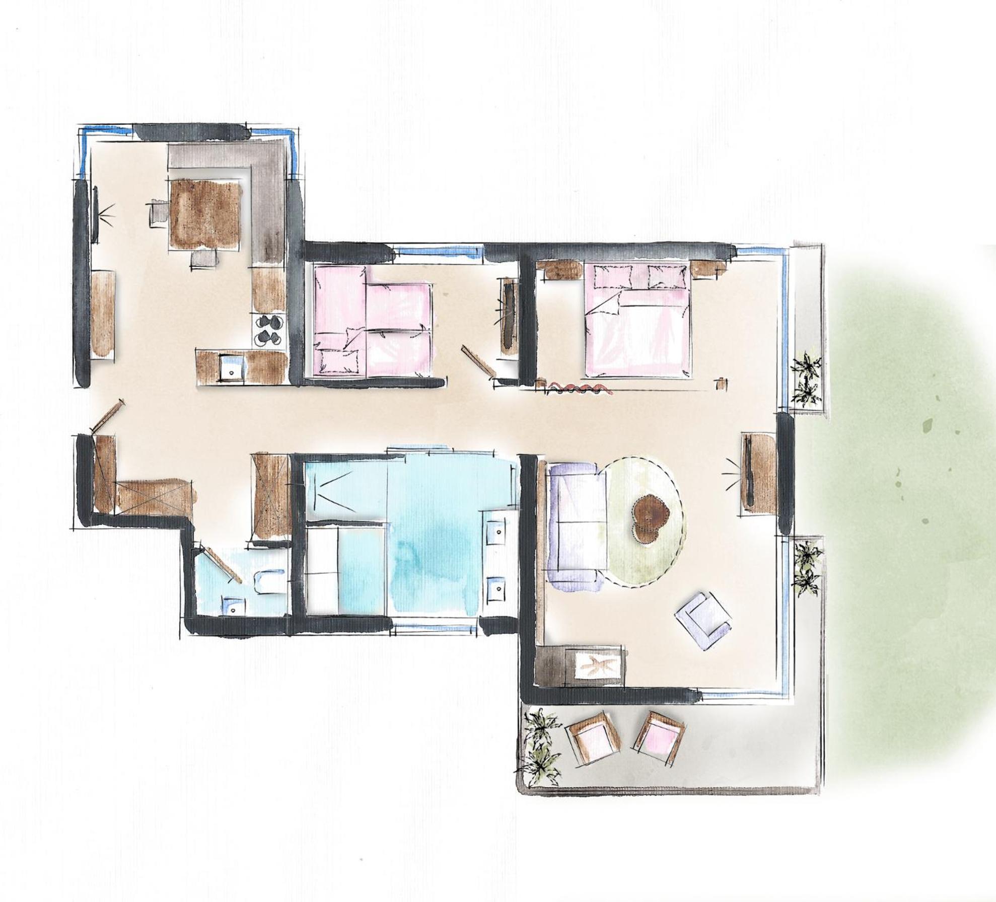 Alpendomizil Zugspitze Lermoos Habitación foto